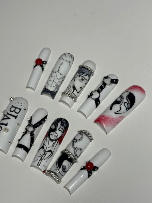 Manhwa nail set BJ